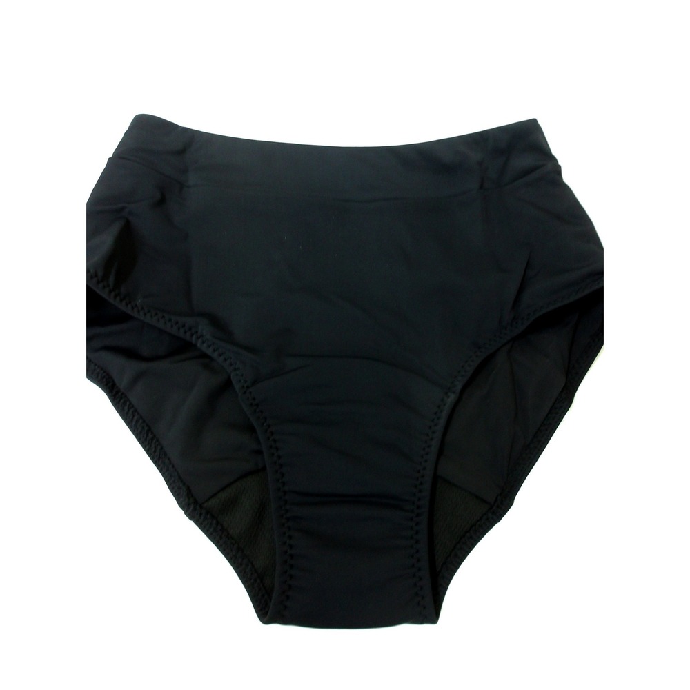 Jayloa High Waisted Period Swimwear Bottoms Menstrual Leakproof Black‎ S /#26601